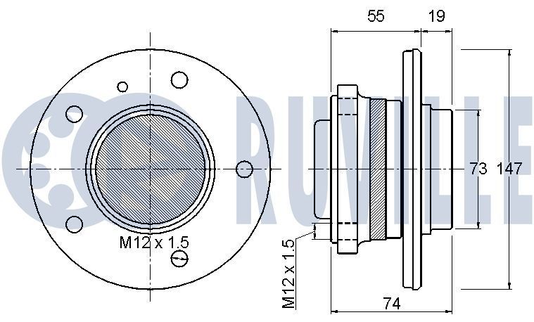 RUVILLE Ball Joint Article number: 916669 cheaply