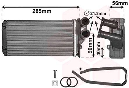 VAN WEZEL Scambiatore calore per riscaldamento abitacolo *** IR PLUS *** Numero articolo: 09006239 poco costoso