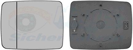 VAN WEZEL Backspegelglas Artikelnummer: 3099837 billigt