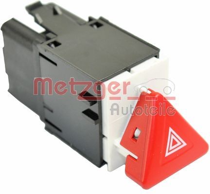 METZGER 0916383 Διακόπτης φώτων έκτακτης ανάγκης PASSAT 2.0 TDI 110 PS Πετρέλαιο 2010