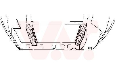 VAN WEZEL Chassis leg Article number: 1821317 cheaply