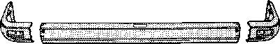 VAN WEZEL Rear bumper Article number: 1836546 cheaply