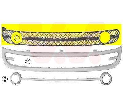 VAN WEZEL Griglia paraurti Numero articolo: 5803499 poco costoso