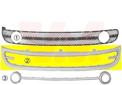 VAN WEZEL Ventilasjonsgitter artikkelnummer: 5803599 billig