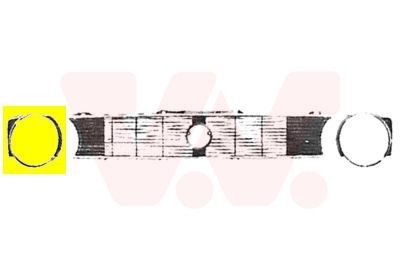 VAN WEZEL Radiatorgitter artikkelnummer: 5810512 billig
