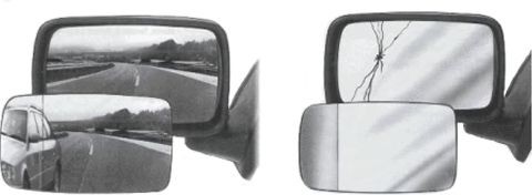 VAN WEZEL Backspegelglas Artikelnummer: 7331 billigt