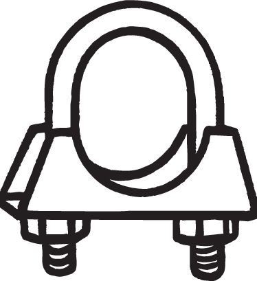 BOSAL Clamp, exhaust system Article number: 250-854 cheaply