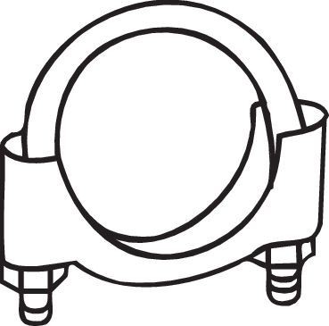 BOSAL Clamp, exhaust system Article number: 250-950 cheaply