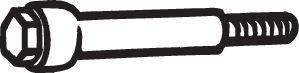 BOSAL Bolt, exhaust system Article number: 258-771 cheaply