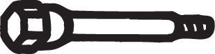 BOSAL Bolt, exhaust system Article number: 258-781 cheaply