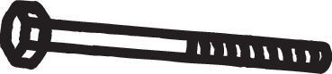 BOSAL Bolt, exhaust system Article number: 258-883 cheaply