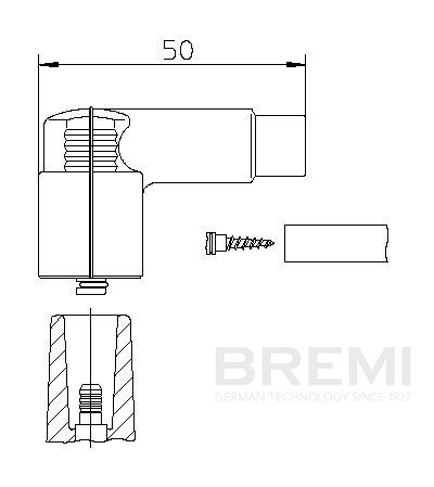 BREMI Pistik, Süütejagaja Artikli number: 10206W1H soodsalt