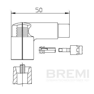 BREMI Pistik, Süütejagaja Artikli number: 13254 soodsalt