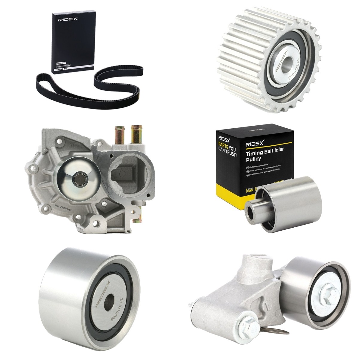 RIDEX Pompă apă + kit distribuție număr articol: 3096W0135 ieftin