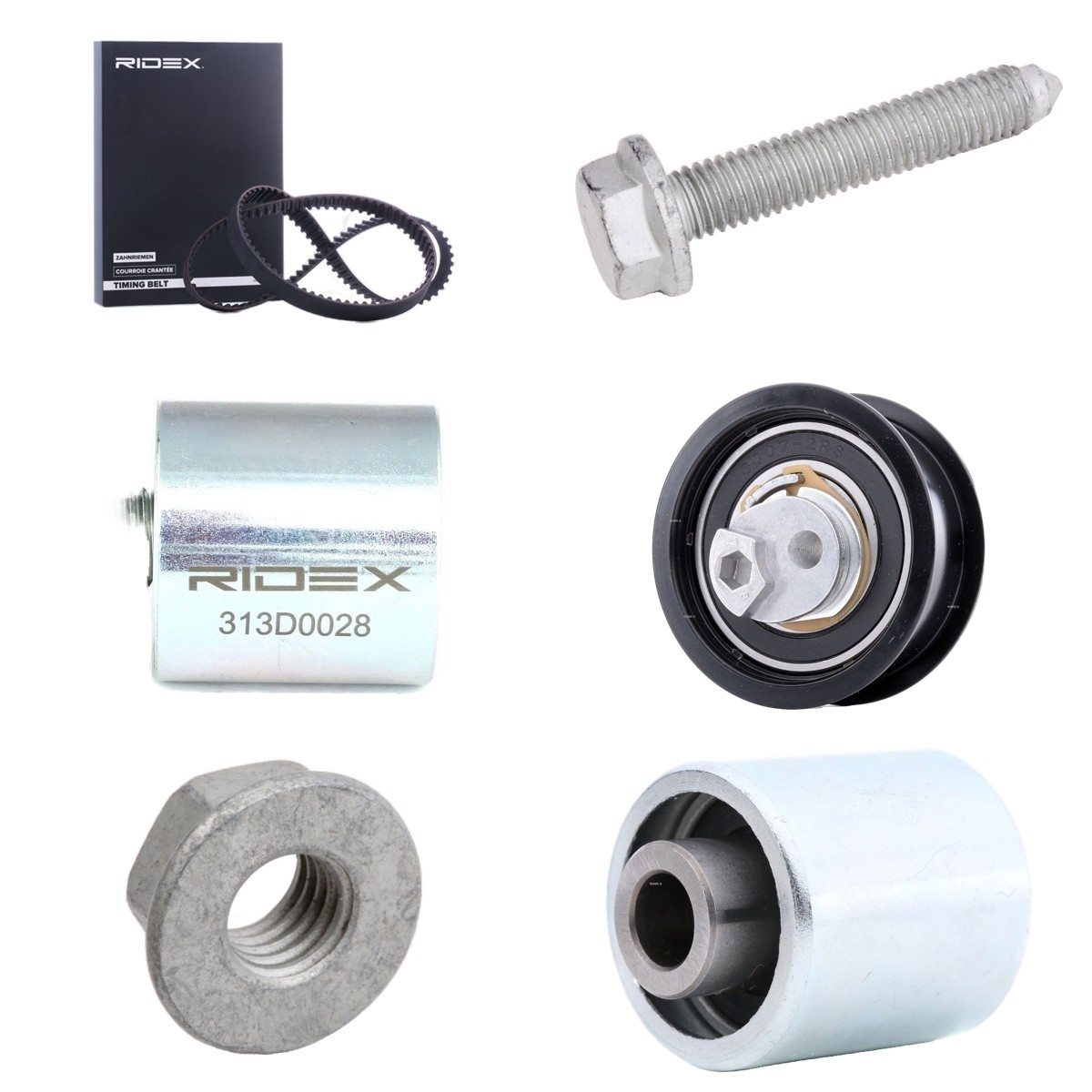 RIDEX Timing belt kit Article number: 307T0078 cheaply