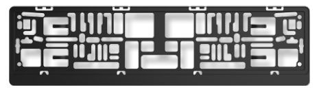 ARGO Number plate holder Article number: CATALUNYA CZARNA cheaply
