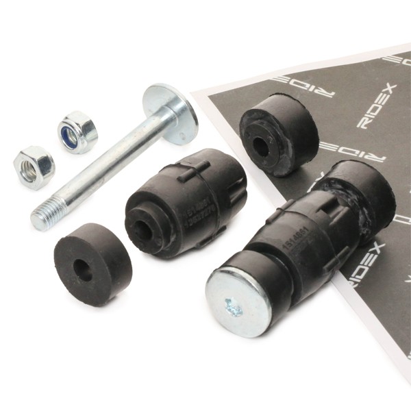 RIDEX 2067R0002 Rep.sæt, stabilisatorkoblingsstang TWINGO 1.2 16V (CN04, CN0B) 75 HK Benzin