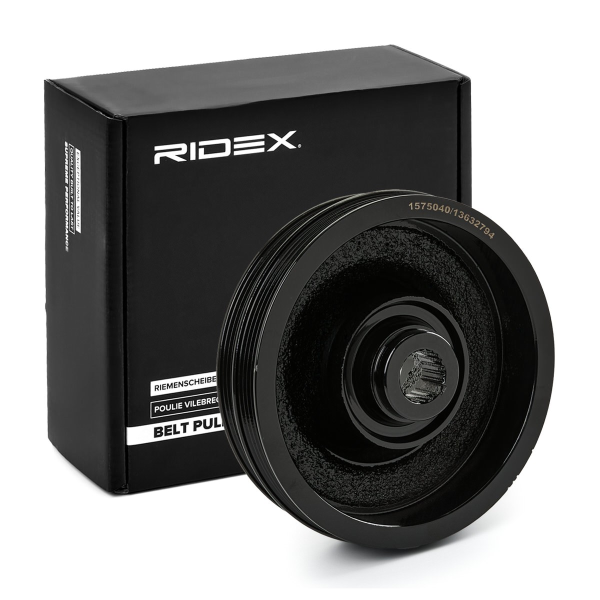 RIDEX Crankshaft pulley Article number: 3213B0128 cheaply