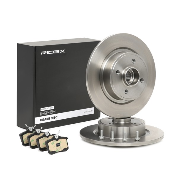 RIDEX Brake discs and pads set Article number: 3405B0293 cheaply