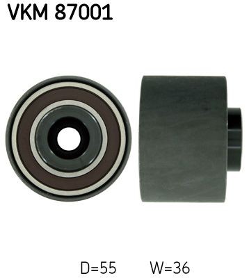 SKF Umlenkrolle, Zahnriemen Artikelnummer: VKM 87001 kaufen