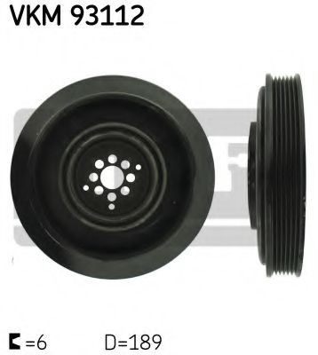 SKF Crankshaft pulley Article number: VKM 93112 cheaply