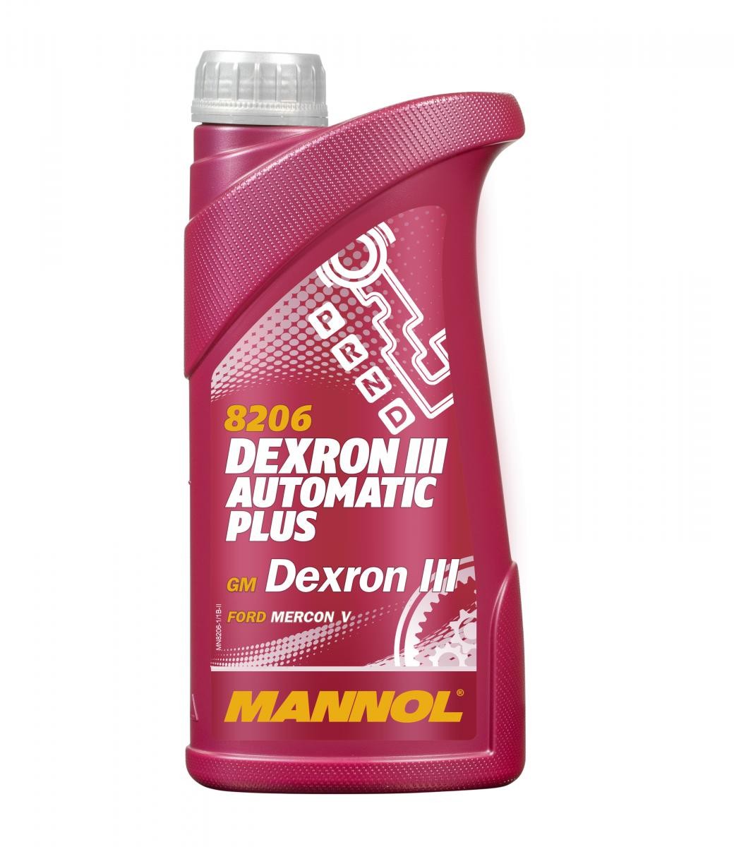 MANNOL Automātiskās pārnesumkārbas eļļa Dexron III, Automatic Plus raksta numurs: MN8206-1 lēti