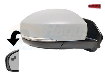 VAN WEZEL Sidespejl Varenummer: 0258826 billige