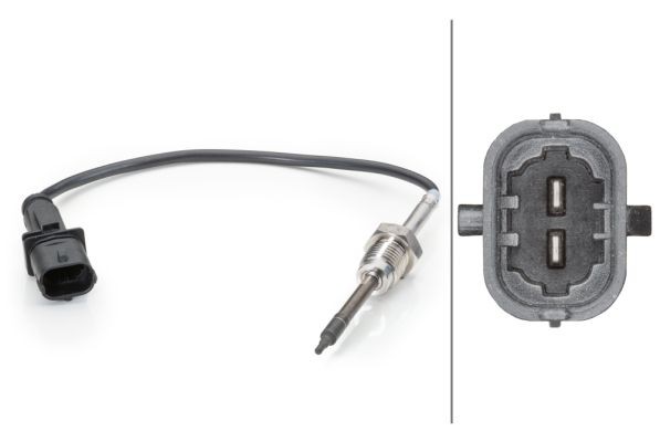 HELLA Sensor, exhaust gas temperature Article number: 6PT 014 494-021 cheaply
