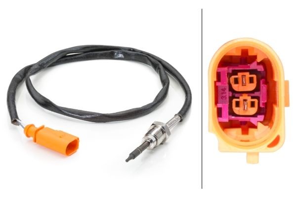 HELLA Sensor, exhaust gas temperature Article number: 6PT 014 494-031 cheaply