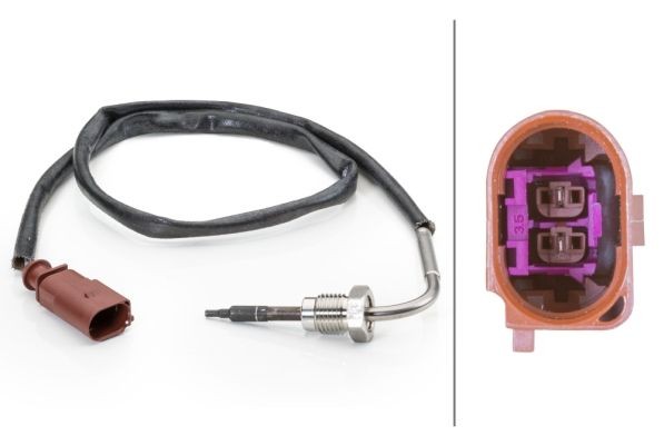 HELLA Sensor, exhaust gas temperature Article number: 6PT 014 494-041 cheaply