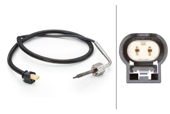 HELLA Sensor, exhaust gas temperature Article number: 6PT 014 494-211 cheaply
