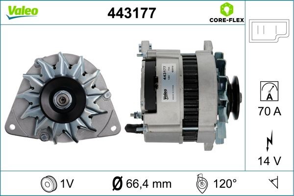 VALEO Ģenerators raksta numurs: 443177 lēti