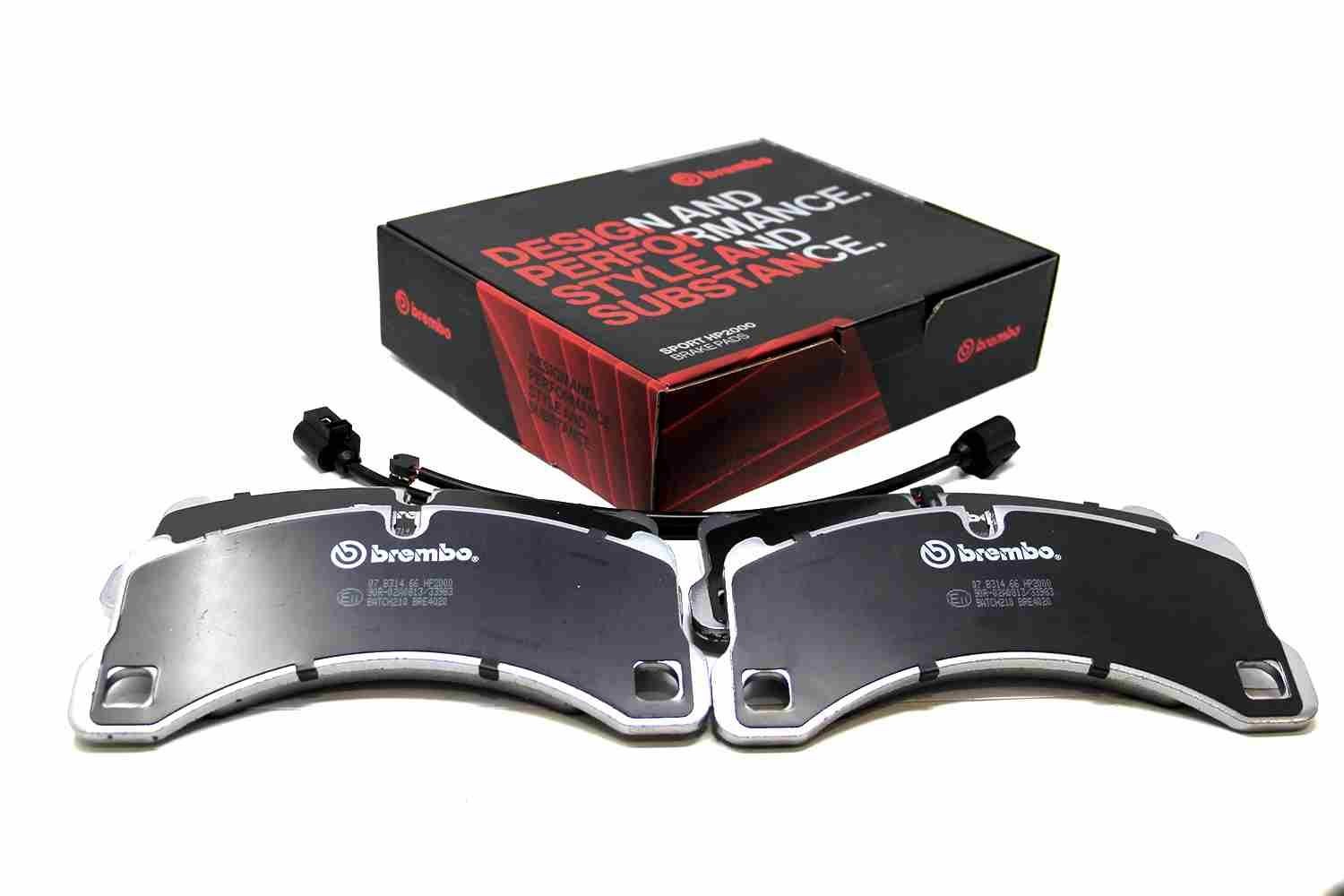 BREMBO Augstas veiktspējas bremžu uzliku komplekts raksta numurs: 07.B314.66 lēti