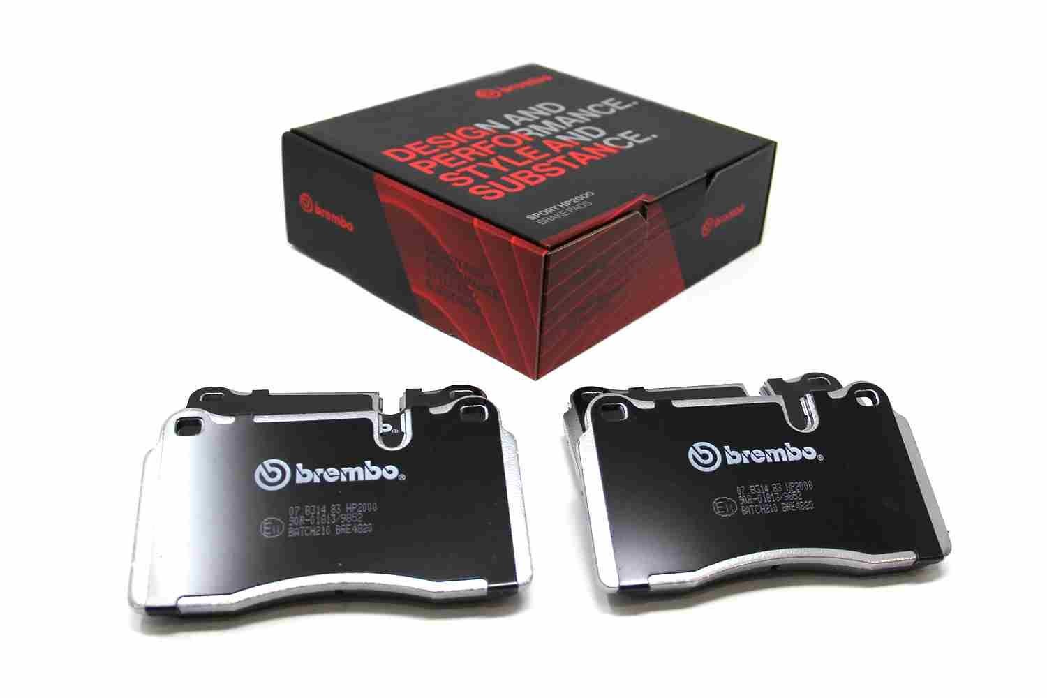 BREMBO Augstas veiktspējas bremžu uzliku komplekts raksta numurs: 07.B314.83 lēti
