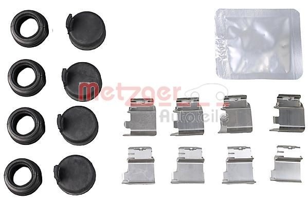 METZGER 109-1890 Set accesorii, placute frana MASTER 2.3 dCi 145 FWD (EV0E, EV0F, HV0E, HV0F, UV0E, UV0F,... 146 CP motor diesel