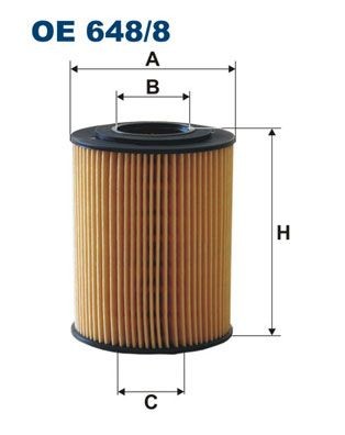 FILTRON Oil filter Article number: OE 648/8 cheaply
