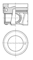 KOLBENSCHMIDT Piston Article number: 41661620 cheaply