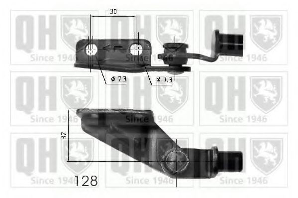 QUINTON HAZELL Tailgate strut Article number: 140255 cheaply