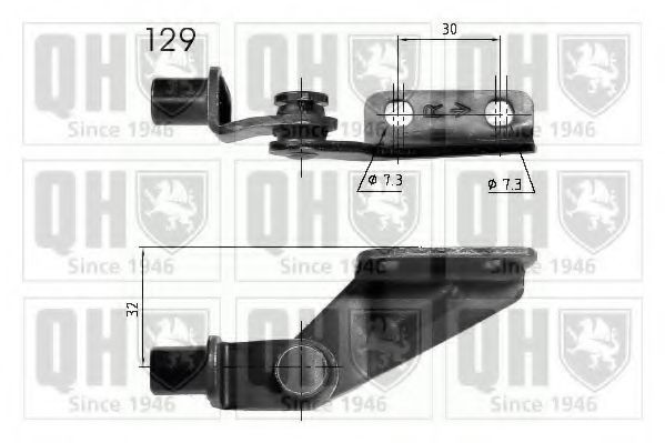 QUINTON HAZELL Tailgate strut Article number: 140256 cheaply