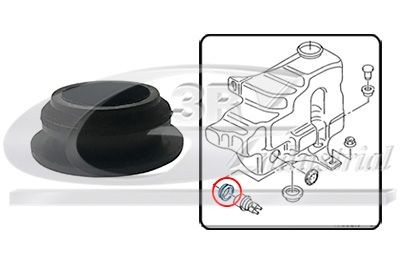 3RG Joint, réservoir / pompe de l'eau d'essuyage UGS: 83731 à bon prix