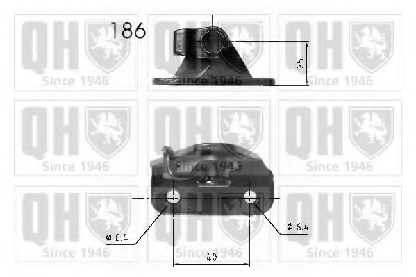 QUINTON HAZELL Tailgate strut Article number: 840210 cheaply