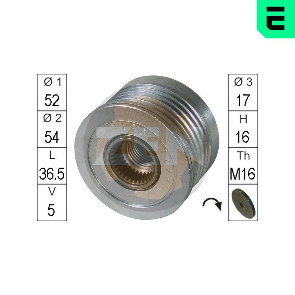 ERA Alternator Freewheel Clutch Article number: ZN5510 cheaply