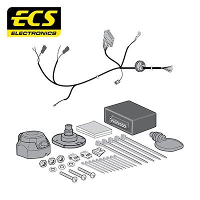 ECS Електрокомплект, теглич артикулен номер: VW-165-B1 евтино