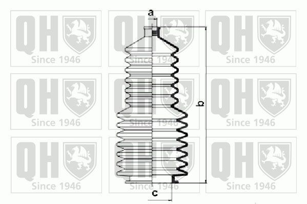 QUINTON HAZELL Bellow Set, steering Article number: QG1068 cheaply