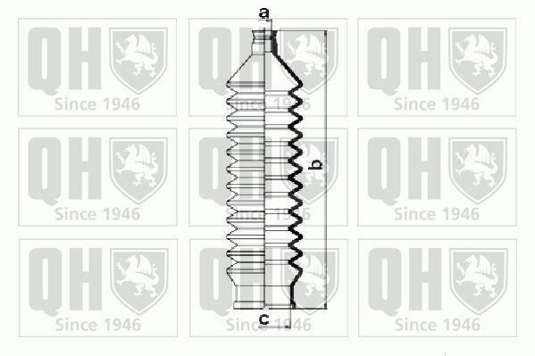 QUINTON HAZELL Bellow Set, steering Article number: QG1089 cheaply
