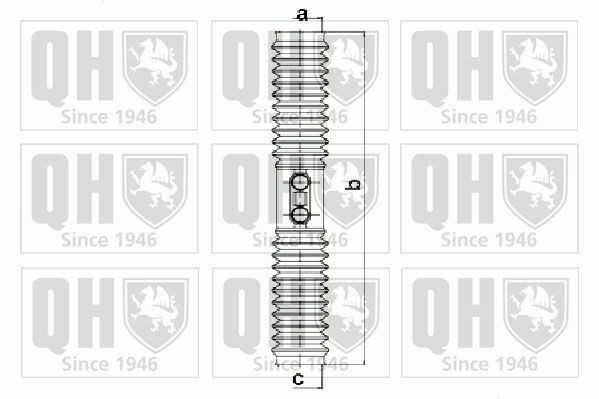 QUINTON HAZELL Bellow Set, steering Article number: QG1257 cheaply