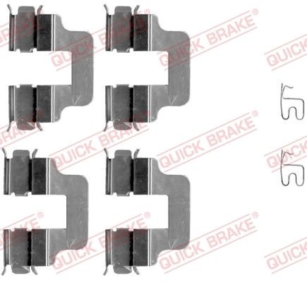QUICK BRAKE 109-1245 Accessory Kit, disc brake pads Convertible Cooper S 174 PS Petrol 2015
