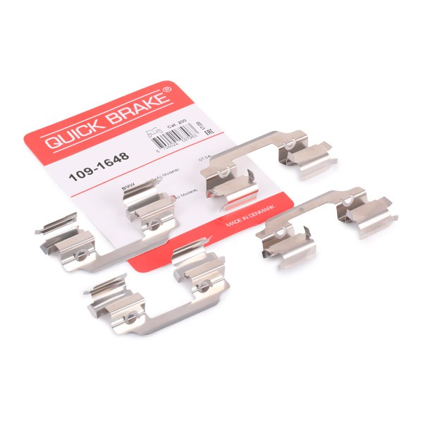 QUICK BRAKE 109-1648 Accessory Kit, disc brake pads Convertible Cooper S 174 PS Petrol 2015