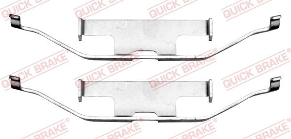 QUICK BRAKE 109-1682 Zubehörsatz, Scheibenbremsbelag TRANSPORTER VR6 3.2 235 PS Benzin 2015