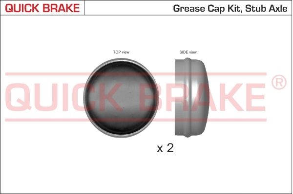 QUICK BRAKE Cap, wheel bearing Article number: 9821K cheaply